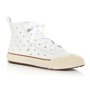 SCHUTZ Womens Leather Sneakers